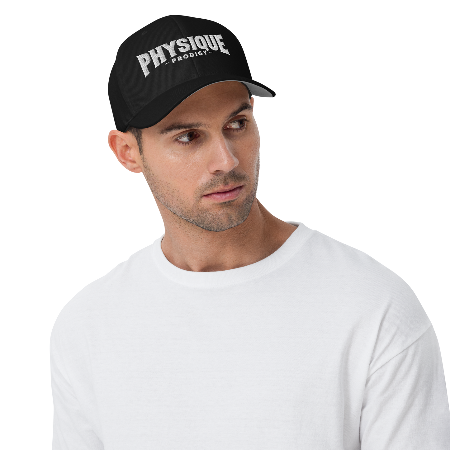 Physique Prodigy FlexFit Closed Back Twill Cap (Black)