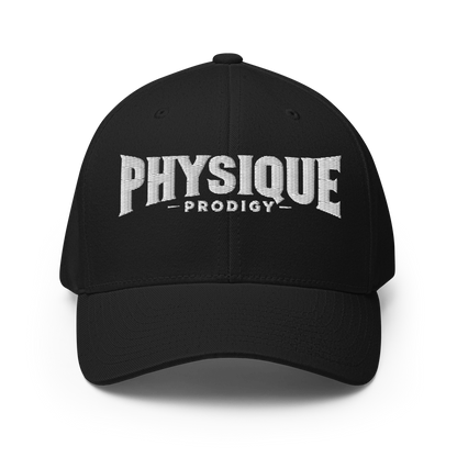 Physique Prodigy FlexFit Closed Back Twill Cap (Black)