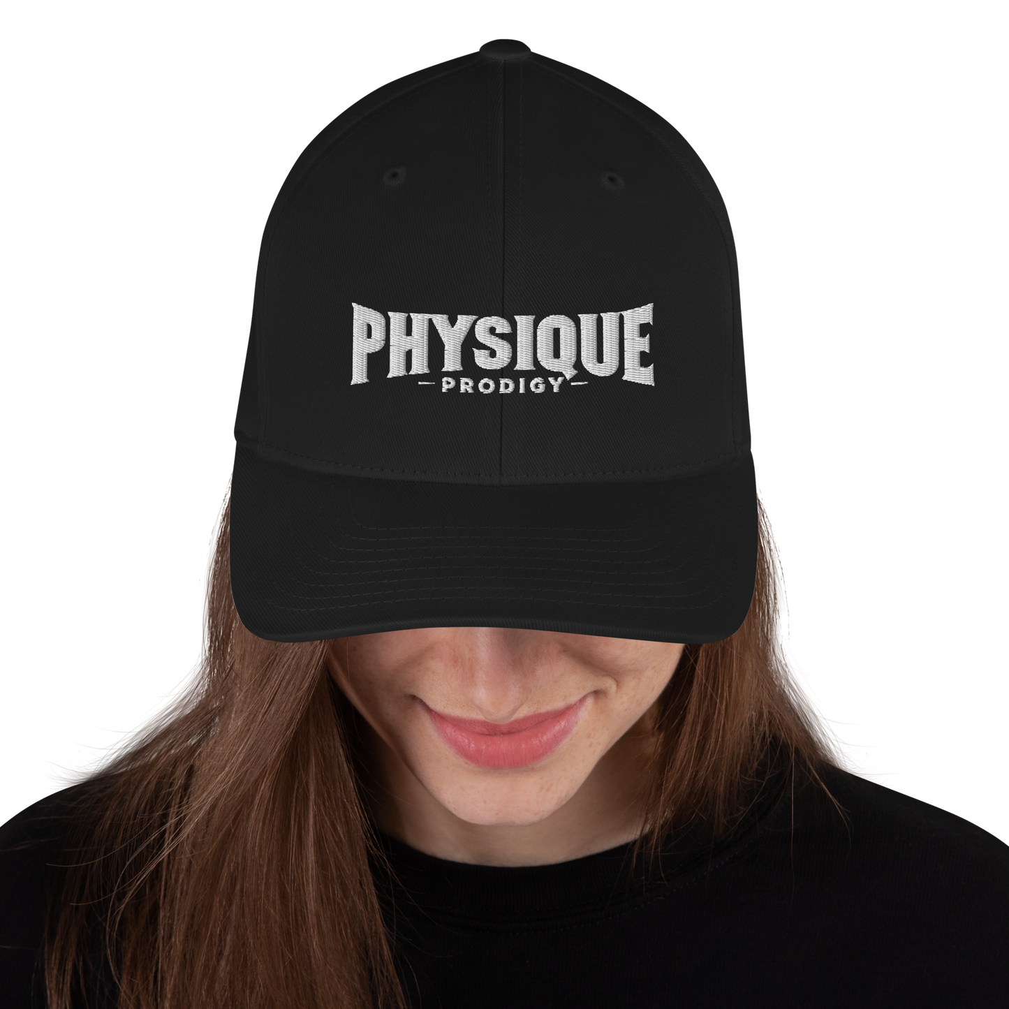 Physique Prodigy FlexFit Closed Back Twill Cap (Black)