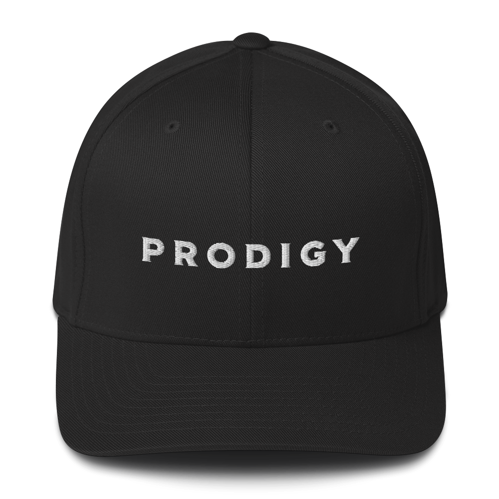 Prodigy FlexFit Closed Back Twill Cap (Black)