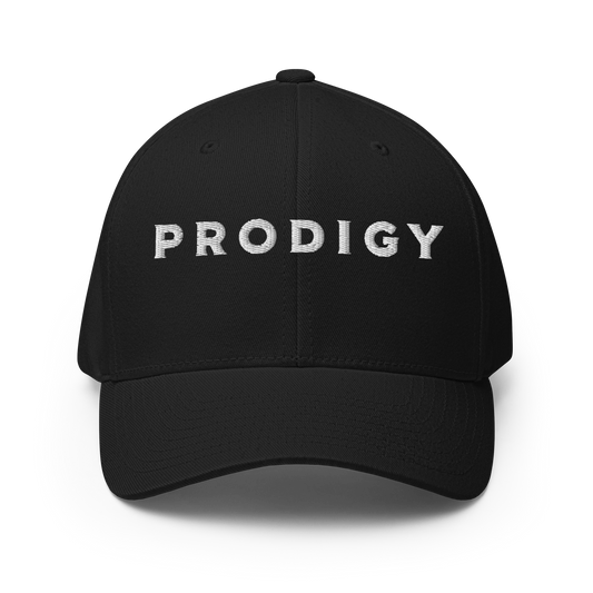 Prodigy FlexFit Closed Back Twill Cap (Black)