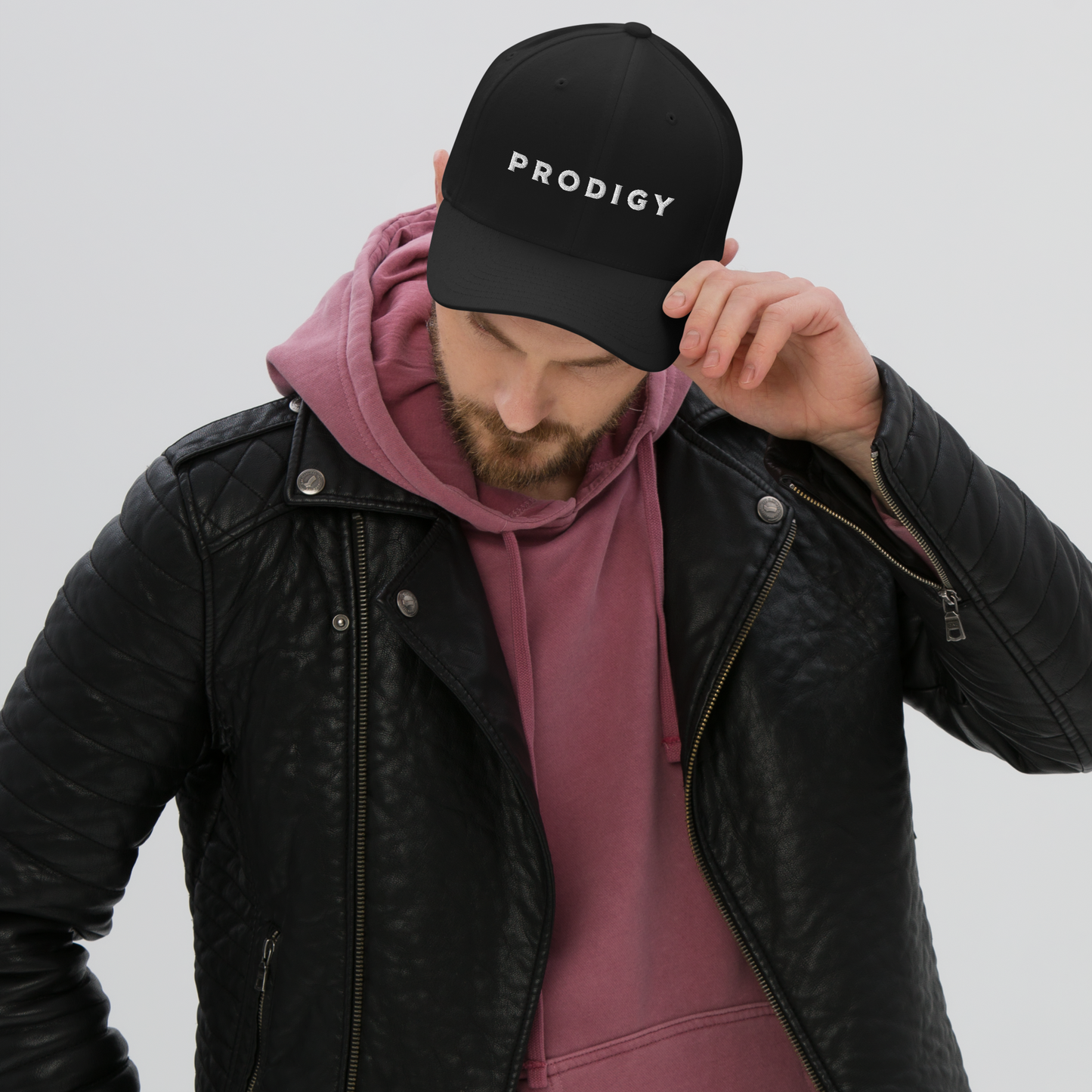 Prodigy FlexFit Closed Back Twill Cap (Black)