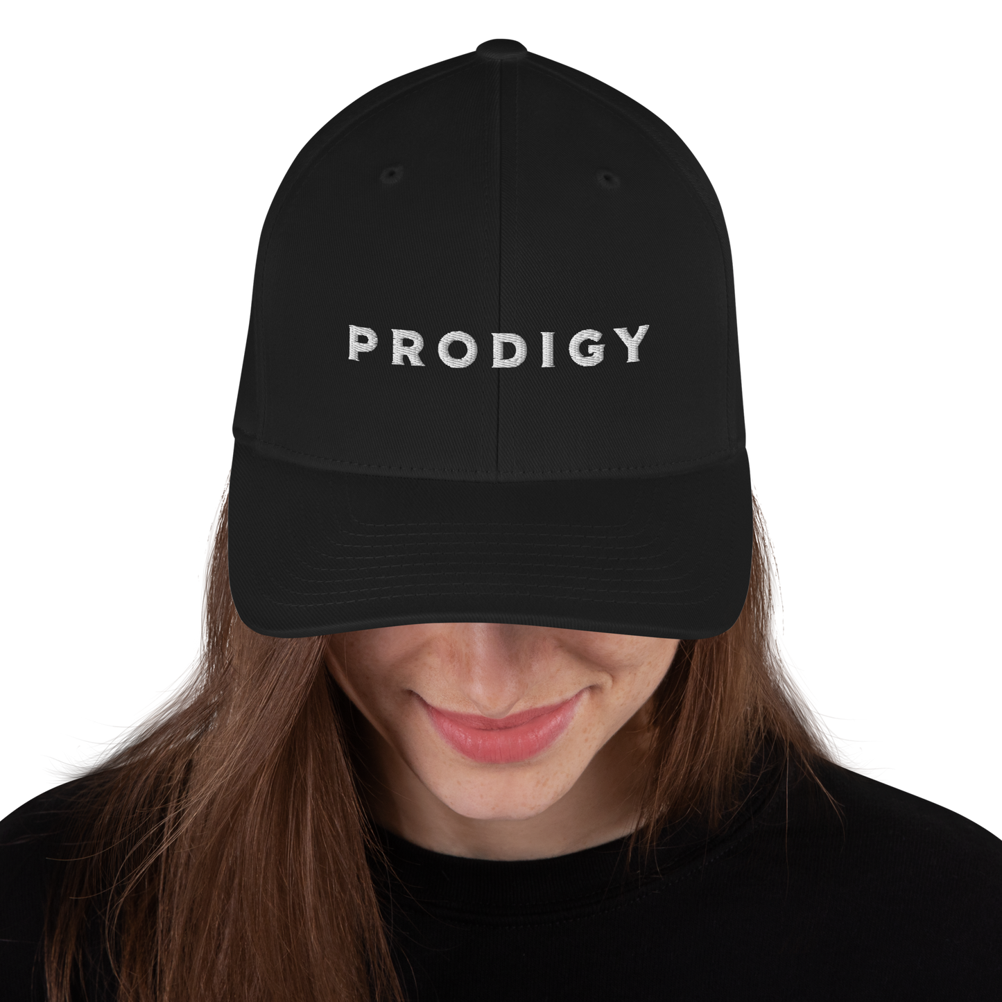 Prodigy FlexFit Closed Back Twill Cap (Black)