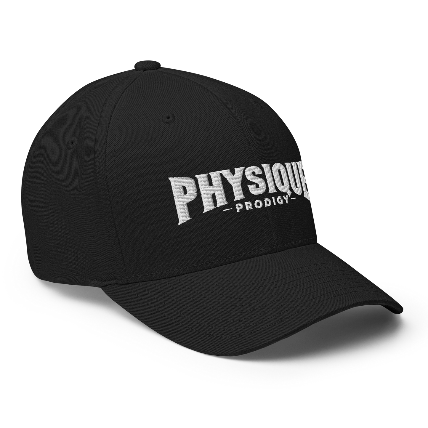 Physique Prodigy FlexFit Closed Back Twill Cap (Black)