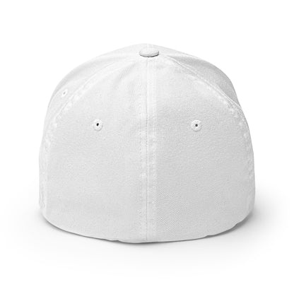 Physique Prodigy FlexFit Closed Back Twill Cap (White)