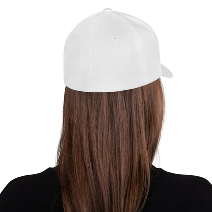 Physique Prodigy FlexFit Closed Back Twill Cap (White)