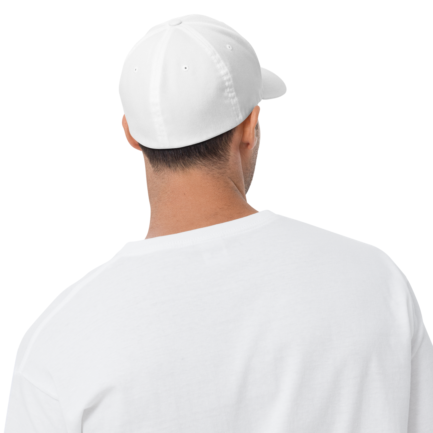 Prodigy FlexFit Closed Back Twill Cap (White)