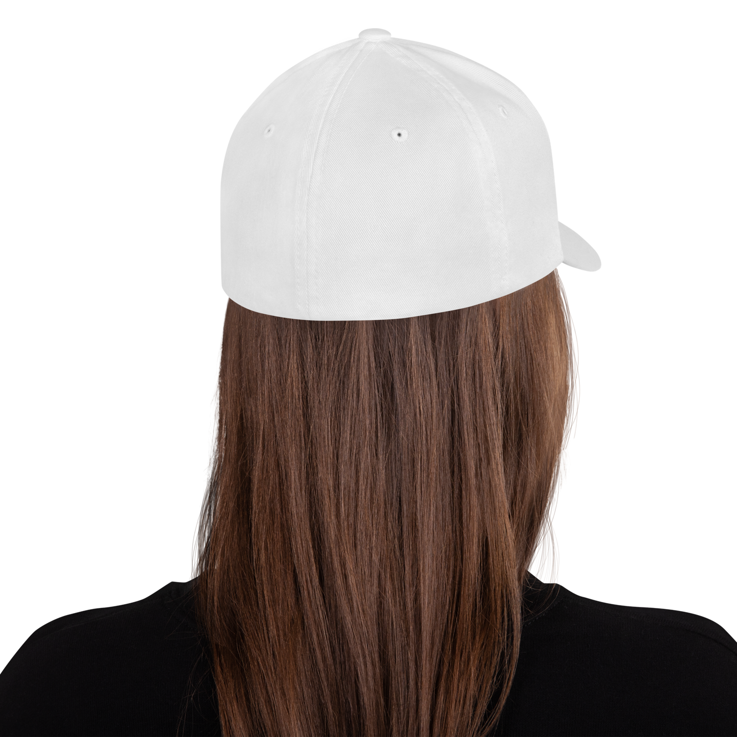 Prodigy FlexFit Closed Back Twill Cap (White)