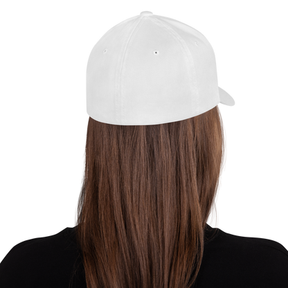 Prodigy FlexFit Closed Back Twill Cap (White)