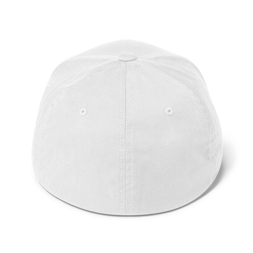 Prodigy FlexFit Closed Back Twill Cap (White)