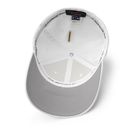 Physique Prodigy FlexFit Closed Back Twill Cap (White)