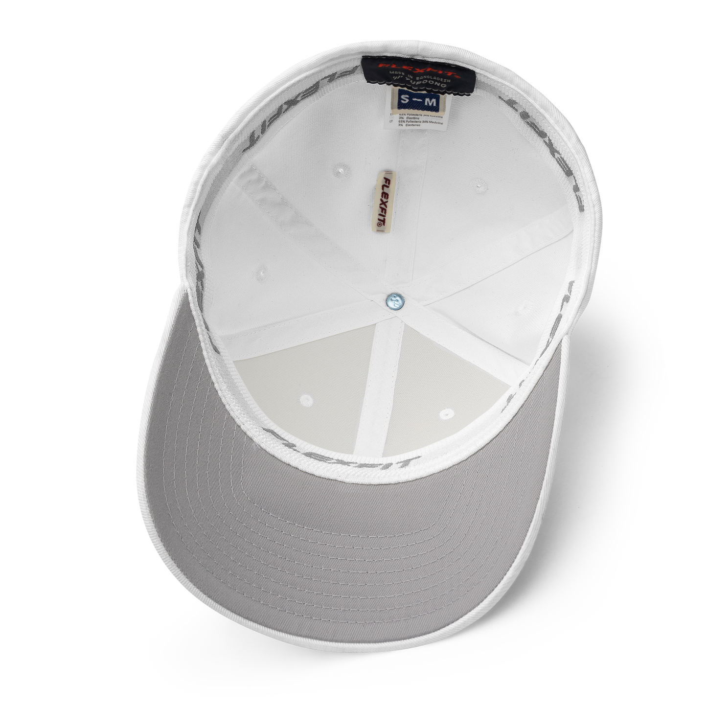 Prodigy FlexFit Closed Back Twill Cap (White)