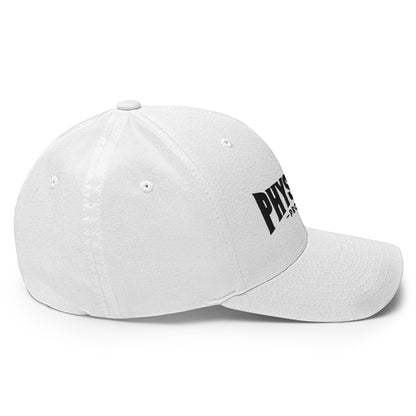 Physique Prodigy FlexFit Closed Back Twill Cap (White)