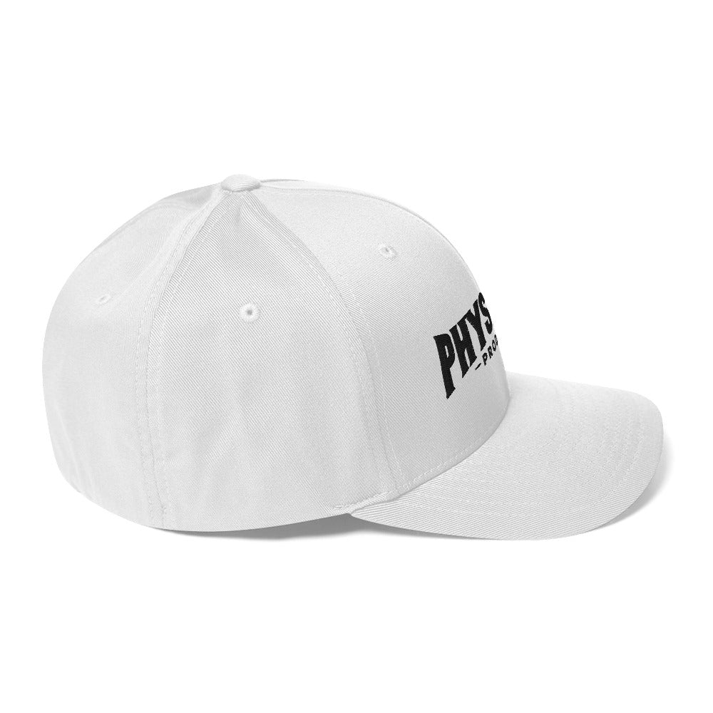 Physique Prodigy FlexFit Closed Back Twill Cap (White)