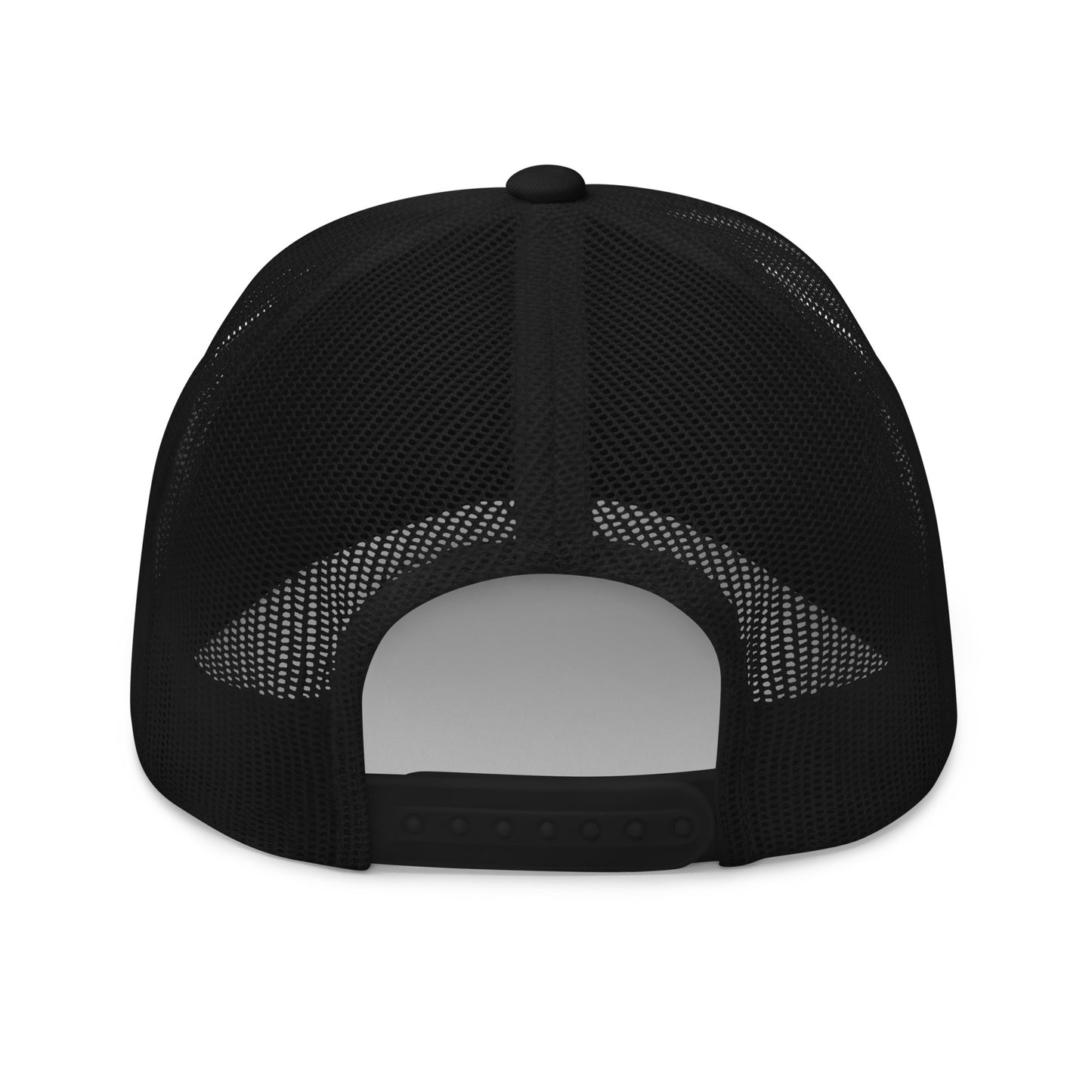 Physique Prodigy Embroidered Snapback Trucker Cap (Black)